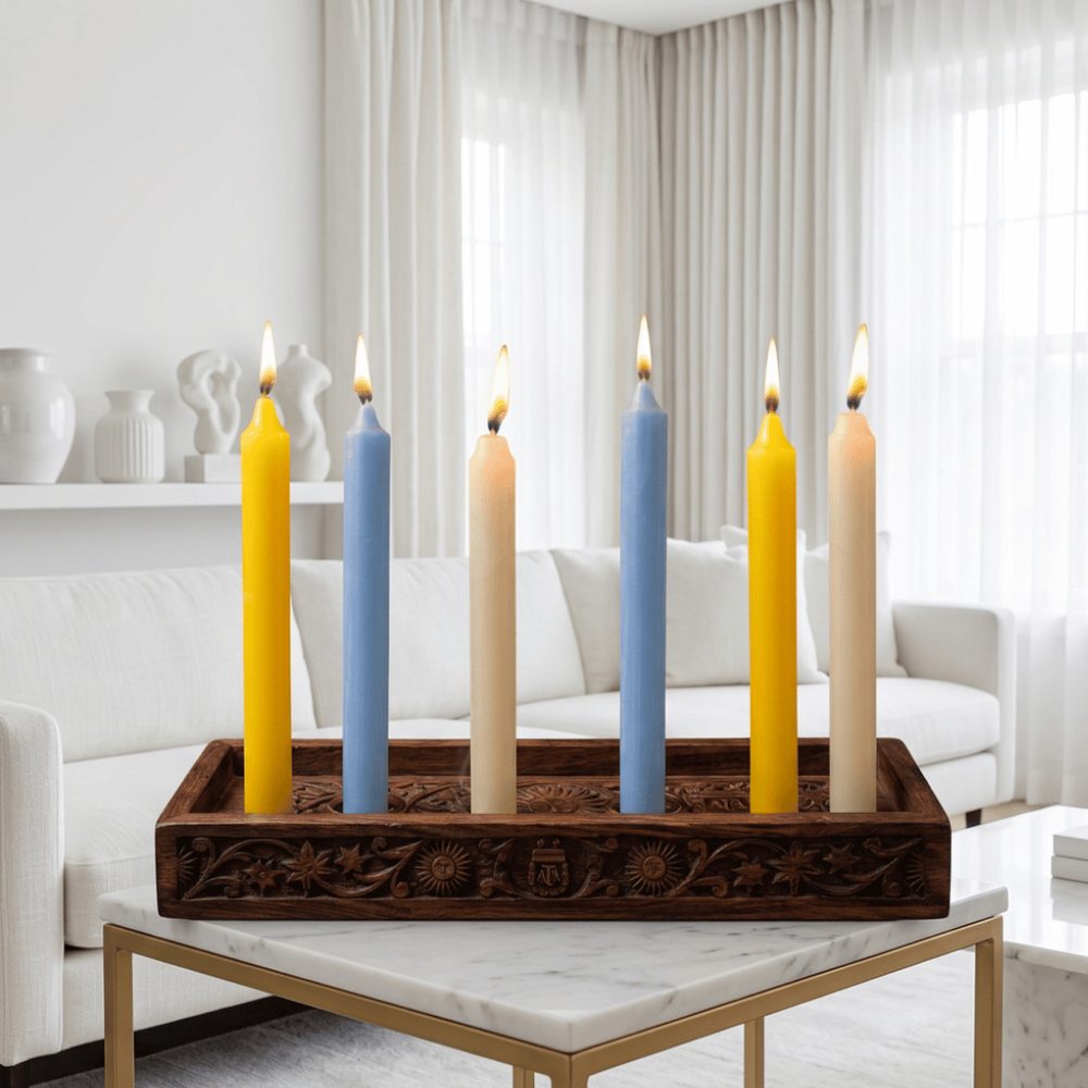 Velas Largas De Colores