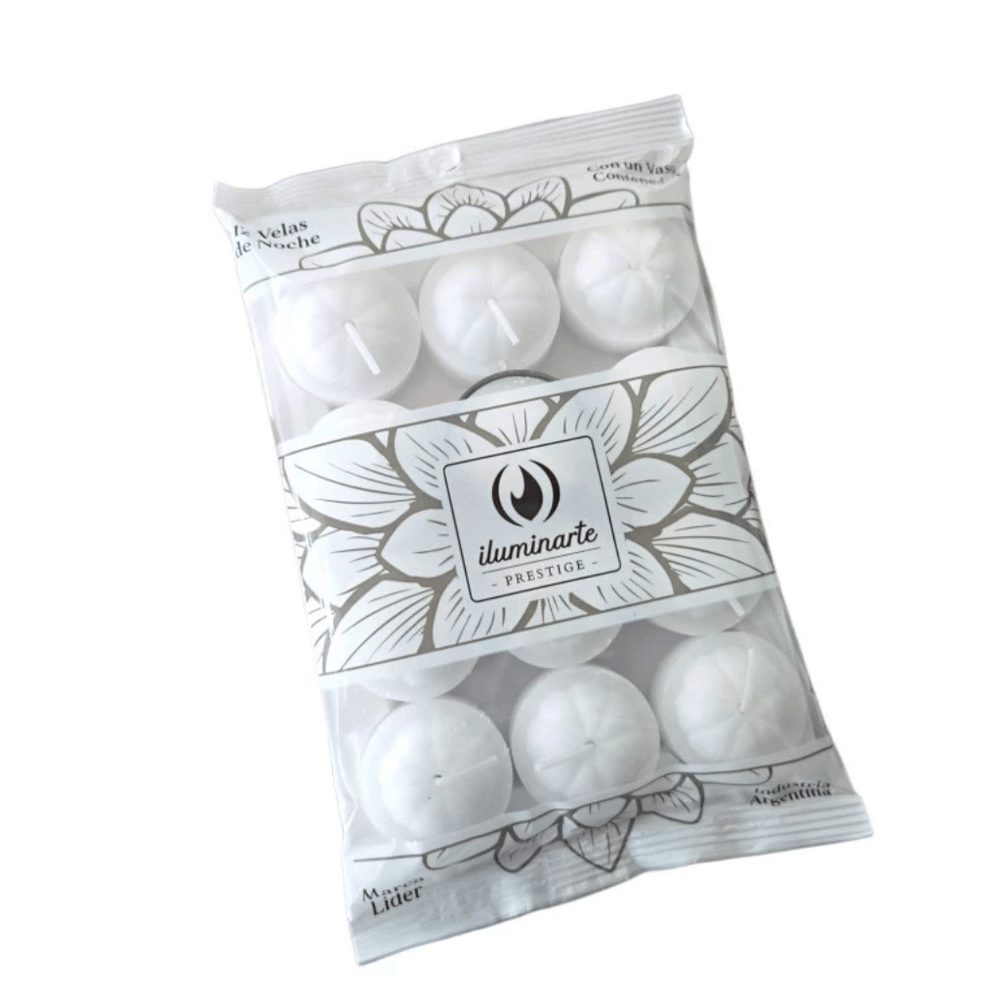Velas Blancas X 12