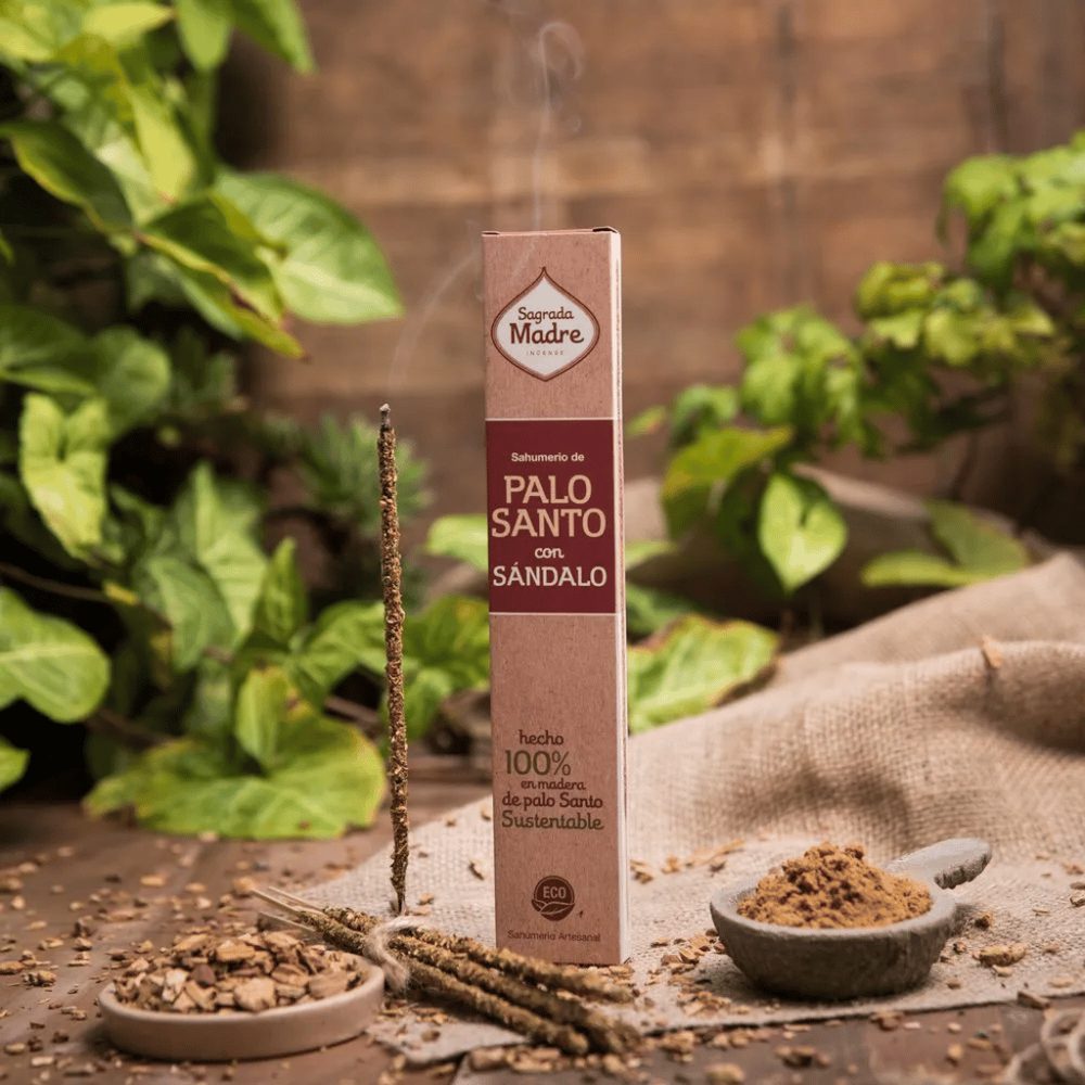 Sahumerio Sagrada Madre Palo Santo Con Vs Aromas